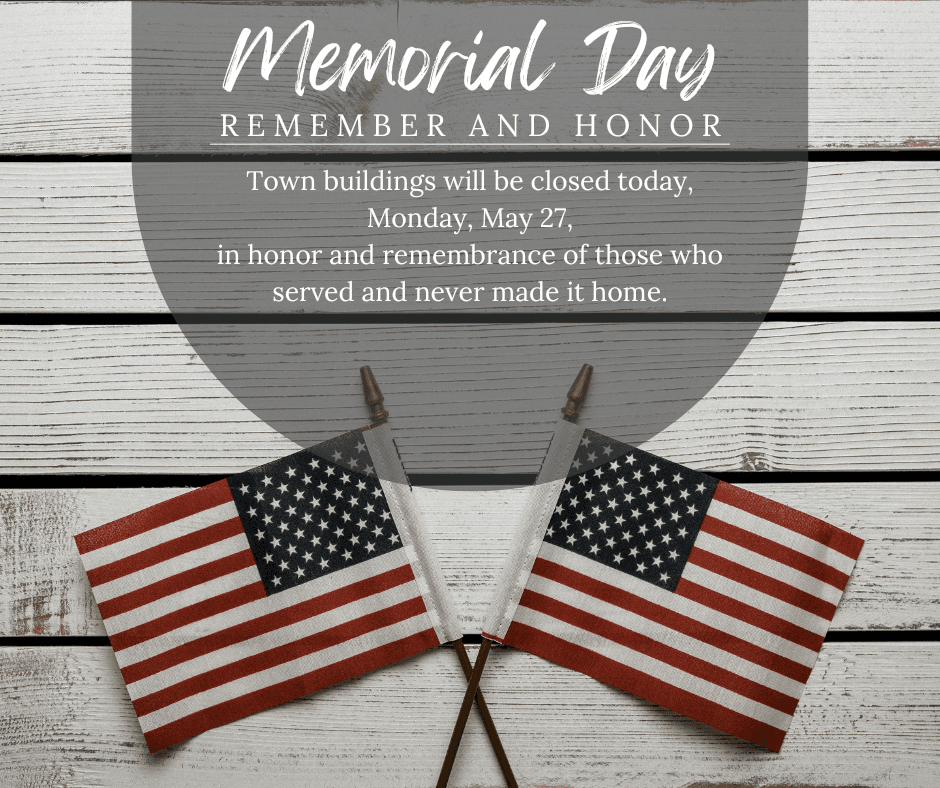 2024 Memorial Day closure